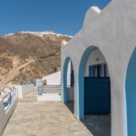 A view to Chora from the balcony